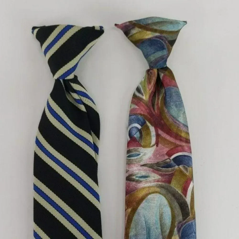 Cadet Classics Club Polysilk Clip‎ On Ties